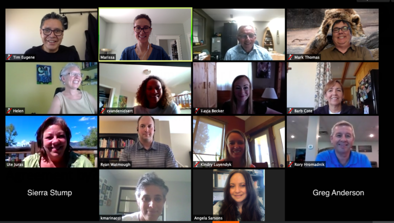 Group Photo at Partnership Agreement Design Meeting