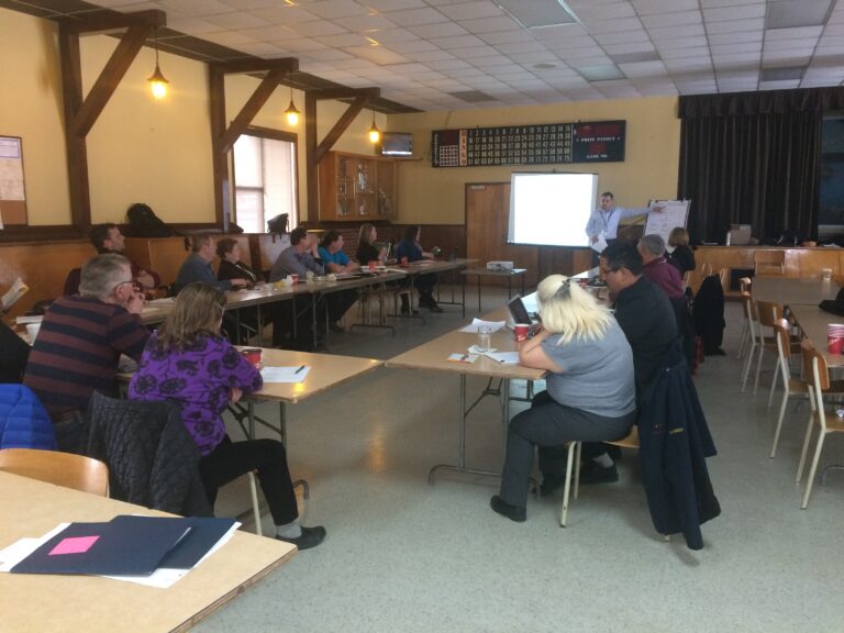John Beaton presenting at Workshop 2