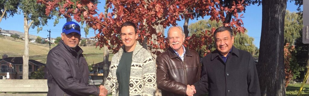 OKIB and City of Vernon celebrate the anniversary of their Relationship Accord.