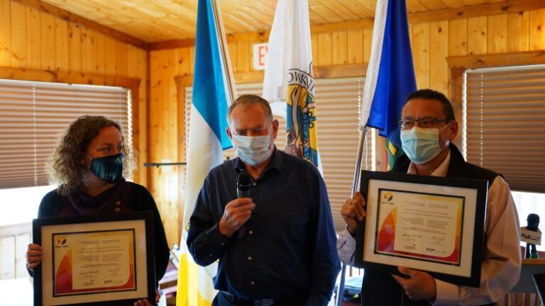 Chief Betsina and Mayor Alty-Certificates