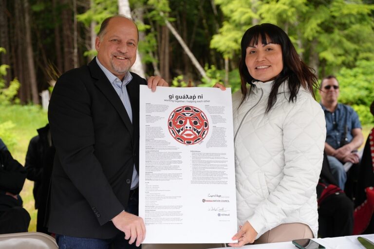 Haisla Nation and District of Kitimat celebrate with signing of Friendship Accord